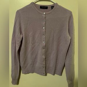 Valerie Stevens Two Ply 100% lilac Cashmere Size S